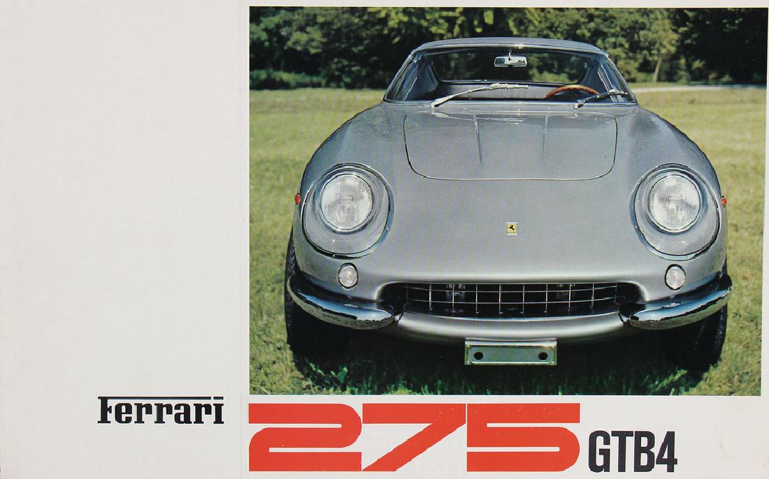 FERRARI Fold-out brochure Ferrari 275 GTB 4 (N.13/66), (1 of 1)