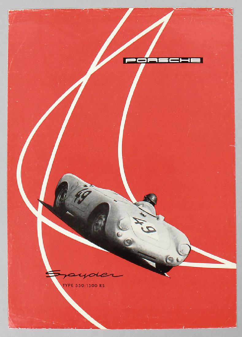 PORSCHE Flyer Porsche type 550/1500 RS Spyder, on the (1 of 1)