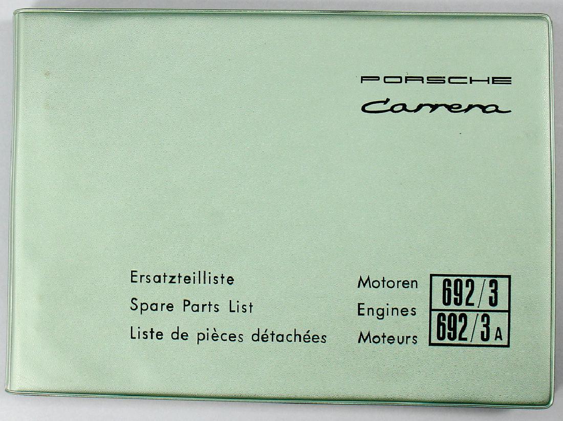 PORSCHE Issue March 1961, replacement parts catalog (1 of 1)