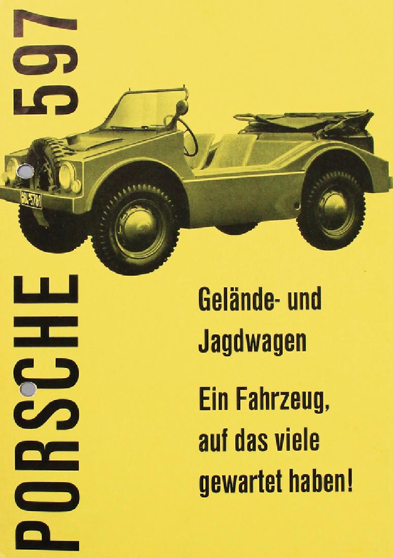 PORSCHE Sales brochure "Porsche 597-Gelände-und (1 of 1)