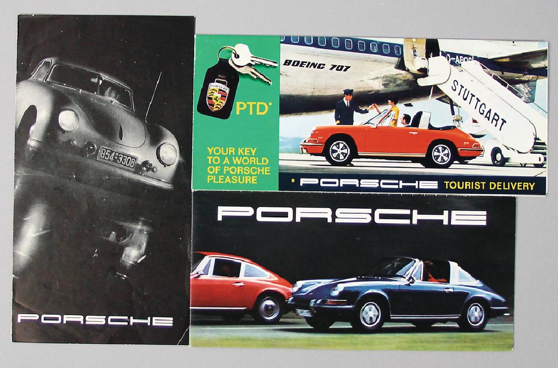 PORSCHE Mixed lot with 3 pieces, No. 1: fold-out (1 of 1)