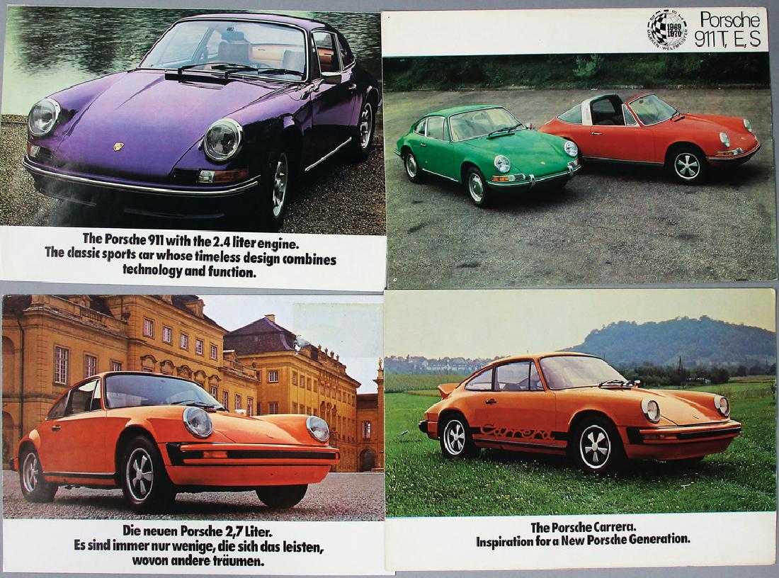 PORSCHE 4x brochure 4 pages for F-model and early (1 of 1)