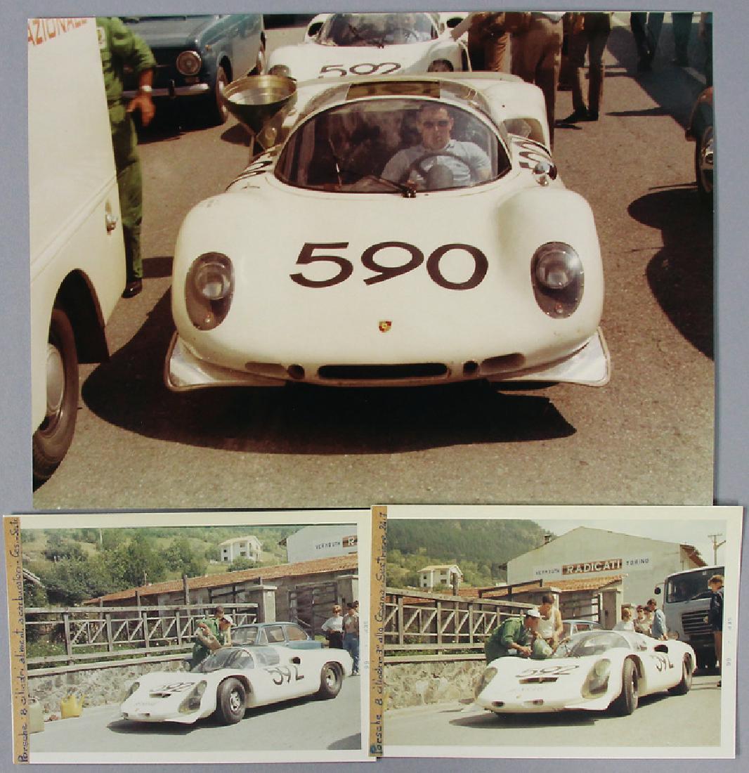 PORSCHE Porsche 910, 3 original color-press photos, (1 of 1)