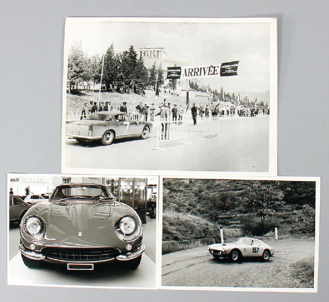 FERRARI Mixed lot with 3 original B/W photos, No. 1: (1 of 1)