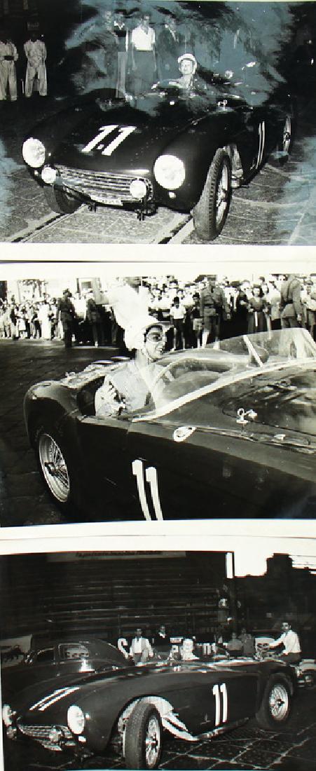 FERRARI Mixed lot with 3 large-format B/W photos Bianca (1 of 1)