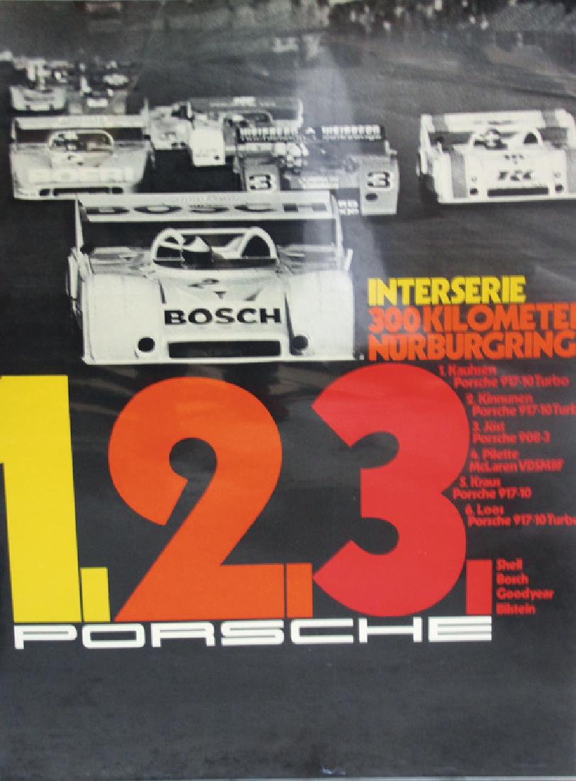 PORSCHE Racing poster Interserie 300 km Nürburgring, 96 (1 of 1)