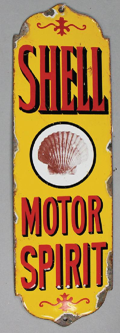 SHELL Enamel sign/doorplate, was probably produced for (1 of 1)