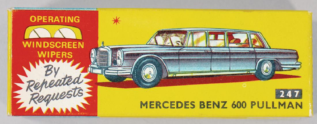 CORGI TOYS Mercedes-Benz 600 Pullman No. 247, in the: CORGI TOYS Mercedes-Benz 600 Pullman No. 247, in the original box, without damage, with manual German Description CORGI TOYS, Mercedes-Benz 600 Pullman Nr. 247, im Originalkarton, unbespielt, mit Anle