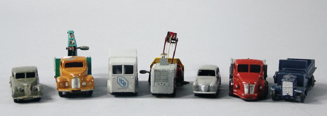 DINKY TOYS 7 models, all used   German Description (1 of 1)