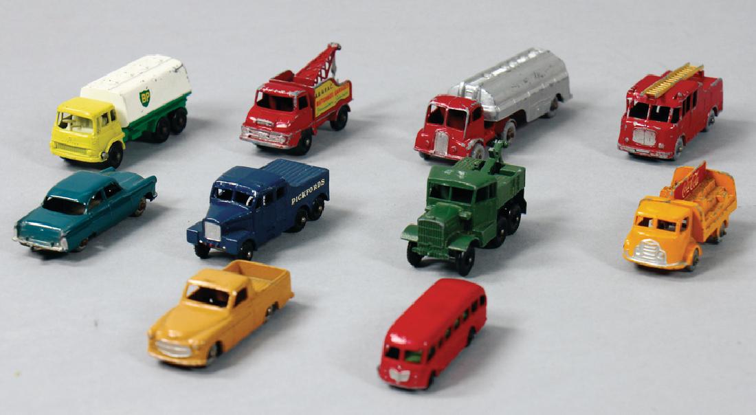 LESNEY 10 model cars, used   German Description (1 of 1)