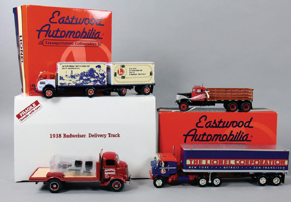 4 high-quality truck models by Franklin Mint and: 4 high-quality truck models by Franklin Mint and Eastwood Automobile, all in the original box German Description 4 hochwertige LKW-Modelle von Franklin Mint und Eastwood Automobile, alle im Originalka