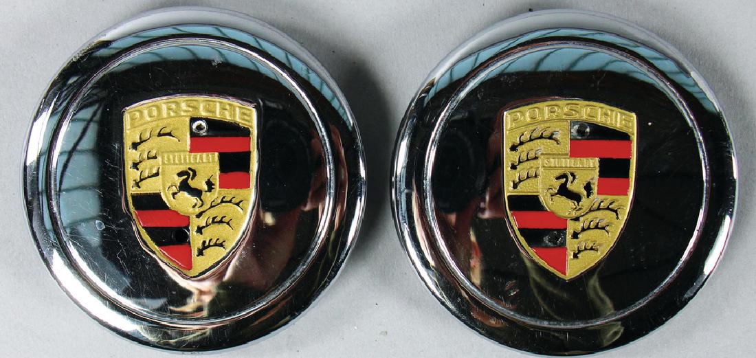 PORSCHE 2 hub cap, polished, for G-model, good (1 of 1)