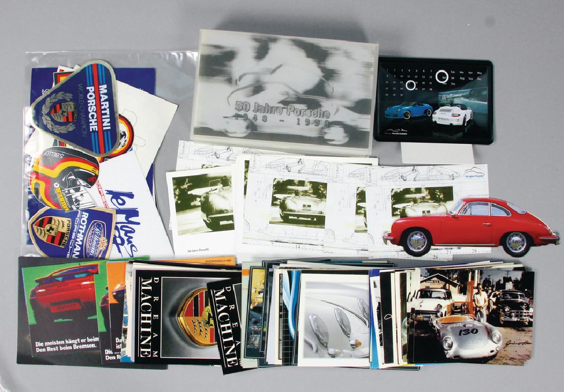 PORSCHE Mixed lot with 35 pieces, among them stickers (1 of 1)
