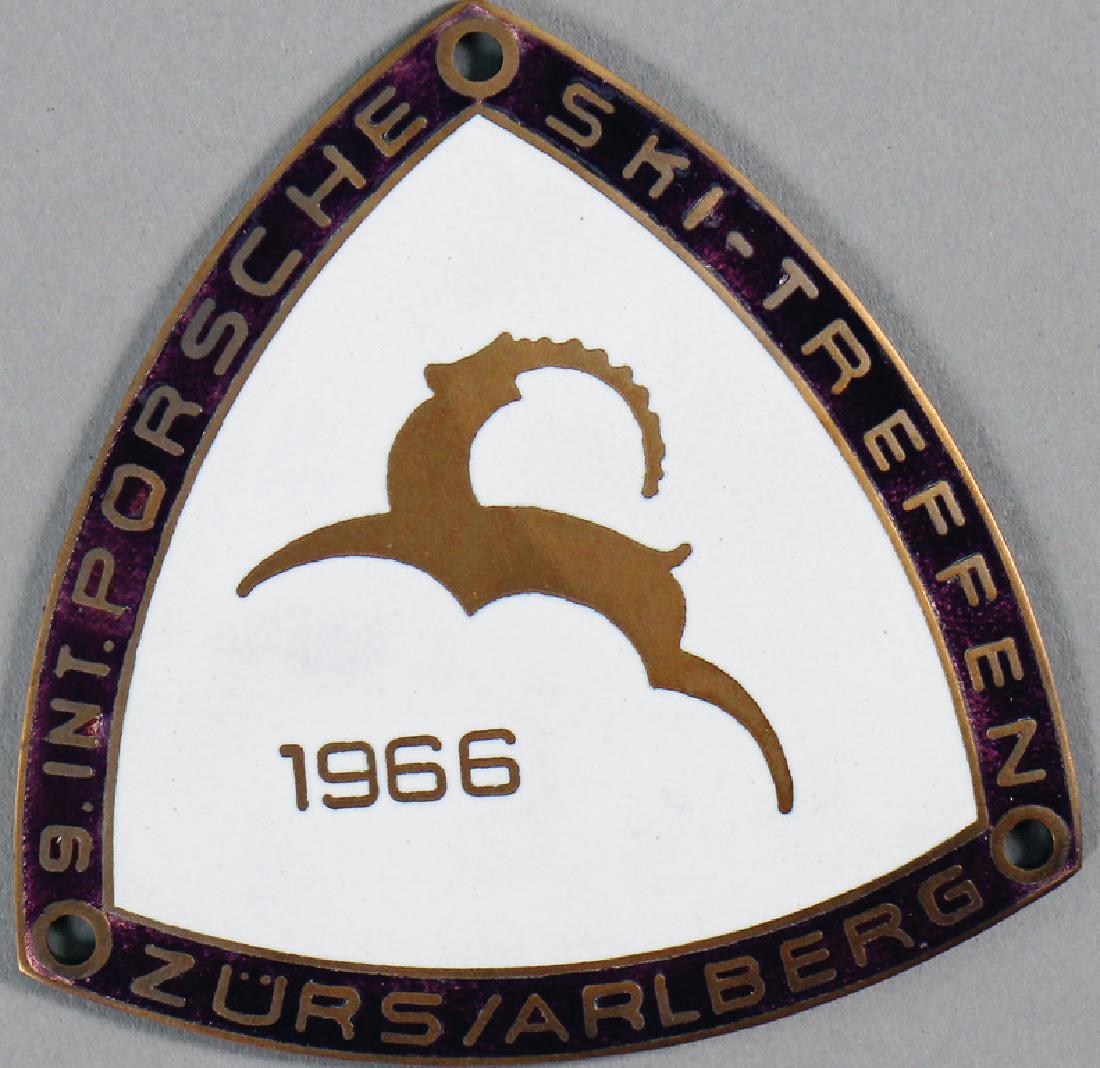PORSCHE Badge "9. Int. Porsche Ski-Treffen Zürs/Arlberg (1 of 1)