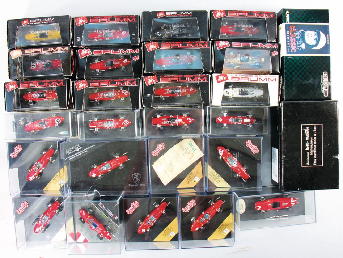 BRUMM Ferrari Dino collection of 25 model cars in scale (1 of 1)