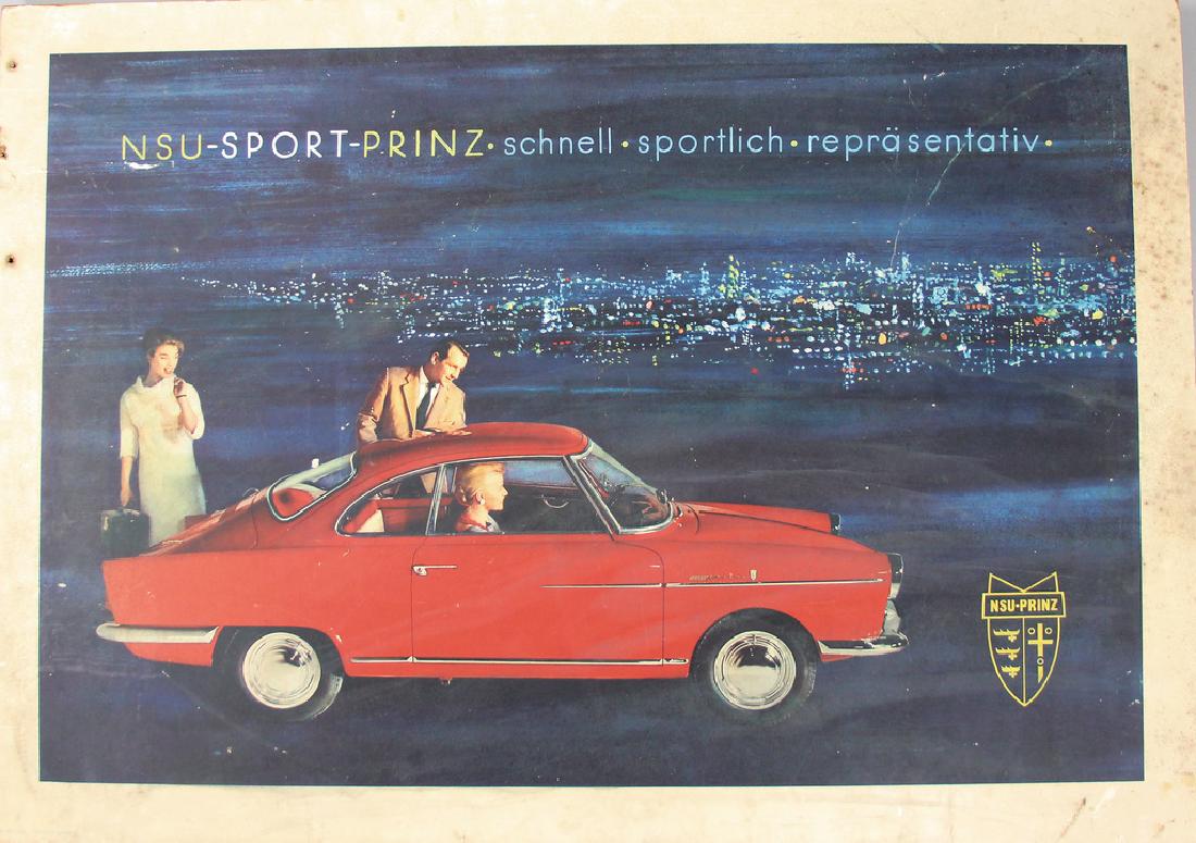NSU 4 posters, on it you can see the Sportprinz coupé (1 of 1)
