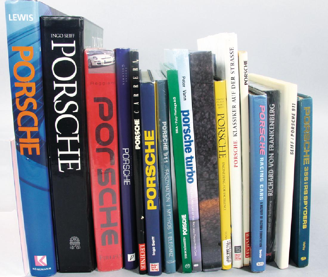 PORSCHE Mixed lot with 17 pieces, books, e.g. "Porsche (1 of 1)