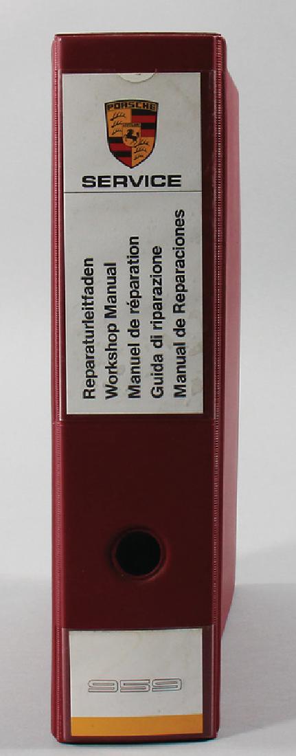 PORSCHE Guide for repair Porsche type 959, rare, (1 of 1)