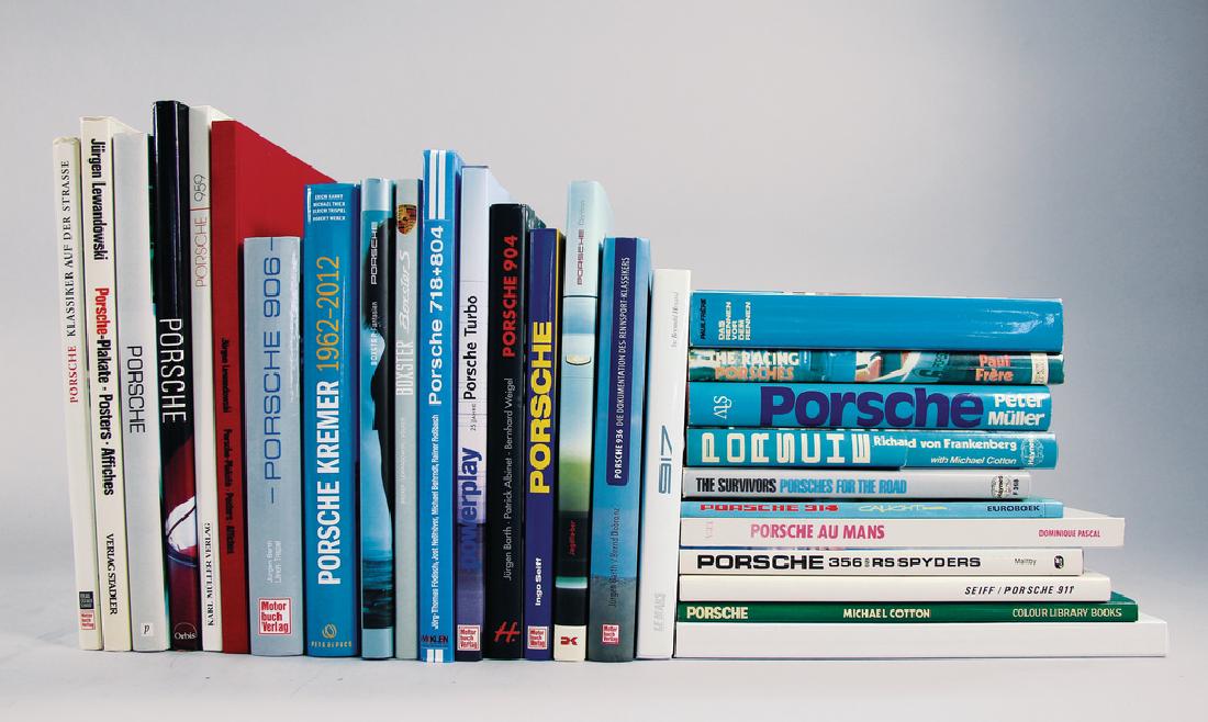 PORSCHE mixed lot of books, 28 pieces, among it (1 of 1)
