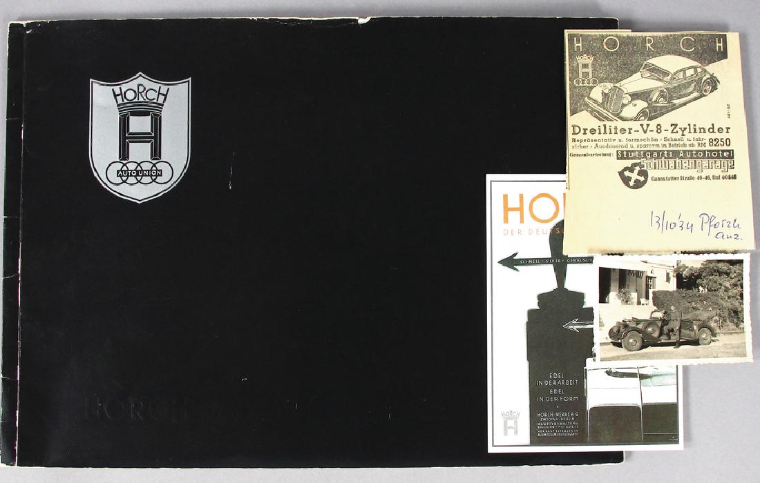 HORCH 1937, sales catalog Horch V eight-cylinder 3,5 (1 of 2)
