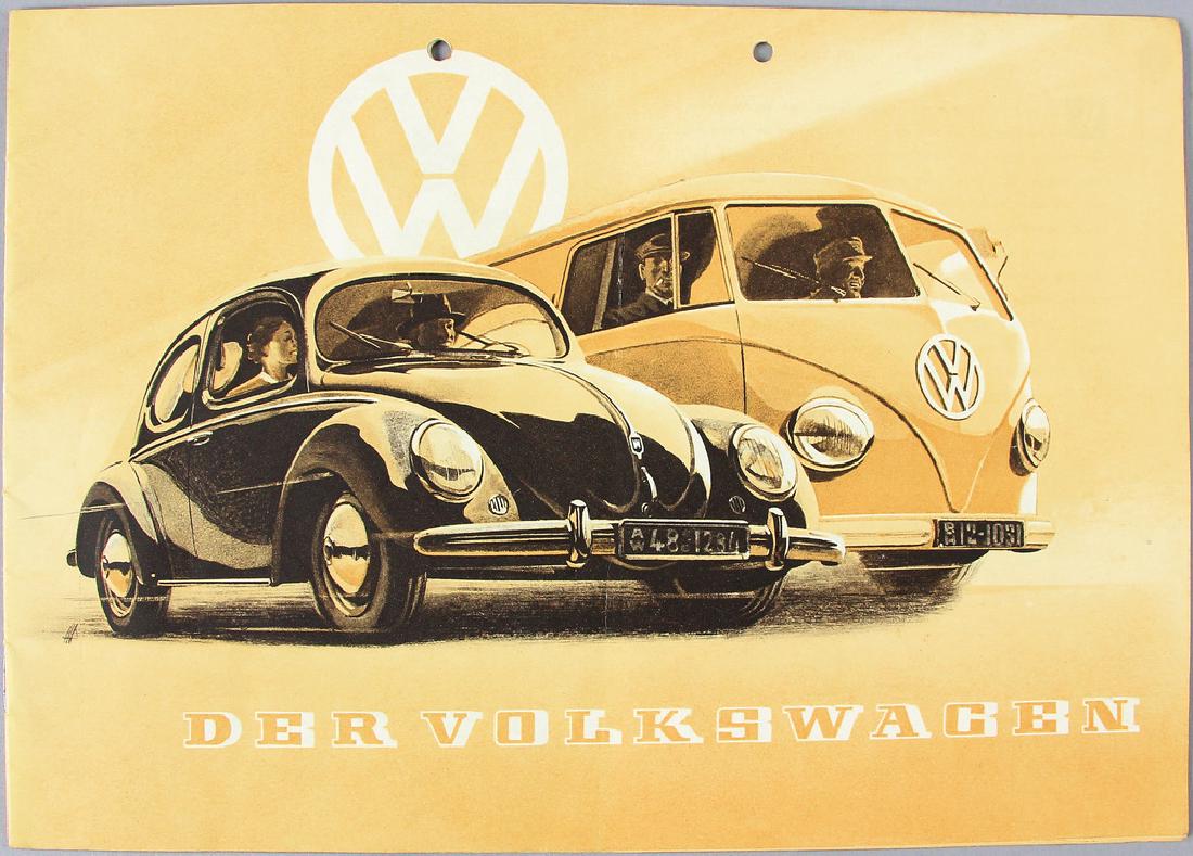 VOLKSWAGEN sales brochure e.g. VW beetle in different (1 of 1)