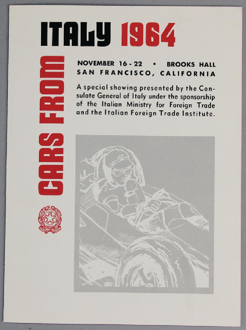 HOFFMAN MOTOR CORP with 6 pages fold-out brochure Cars: HOFFMAN MOTOR CORP with 6 pages fold-out brochure Cars from Italy 1964, model program Maserati, Ferrari, Alfa Romeo, Fiat German Description HOFFMAN MOTOR CORP 6seitiges Faltprospekt Cars from Italy 1