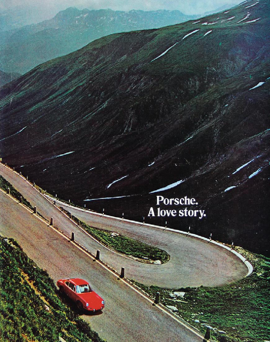 PORSCHE brochure "Porsche a Lovestory", among it the (1 of 1)
