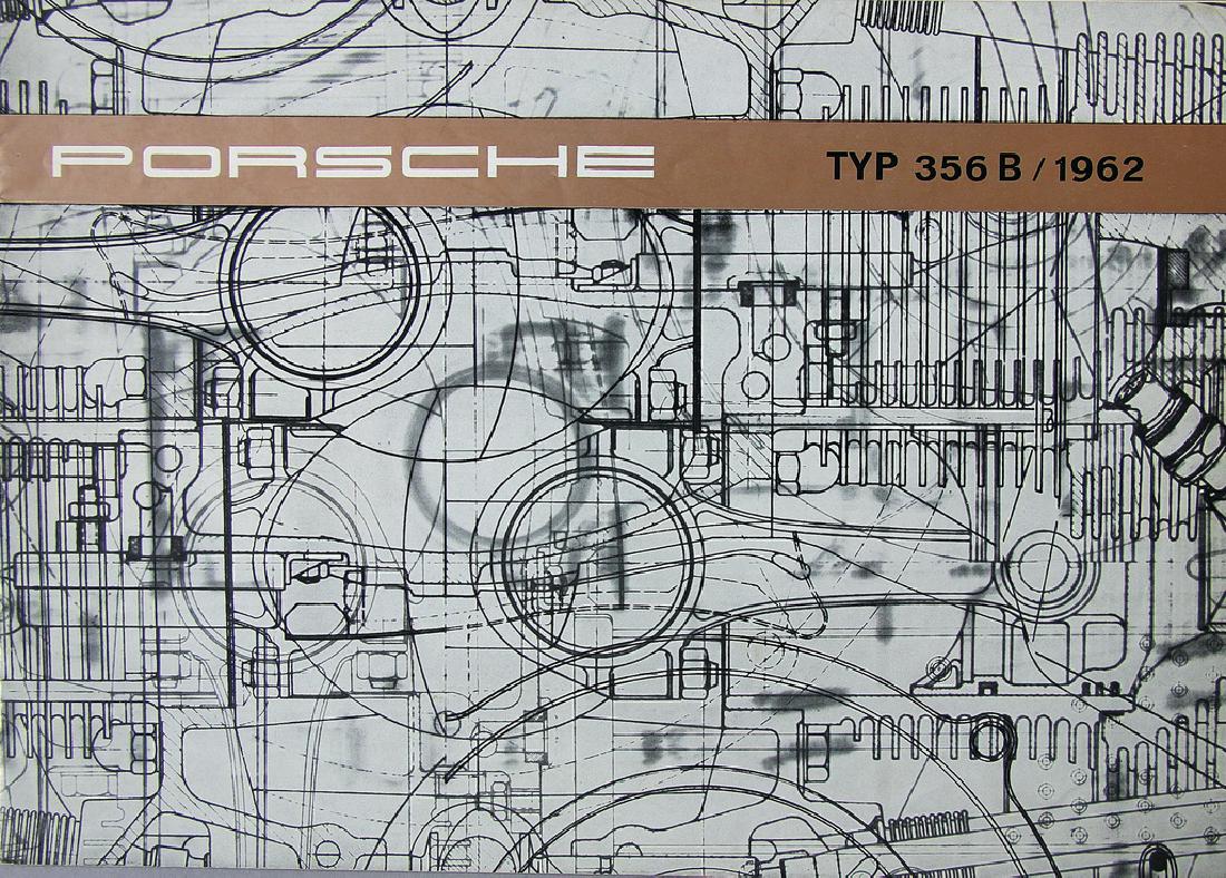 PORSCHE sales brochure type 356 B 1962 (W22), German (1 of 1)