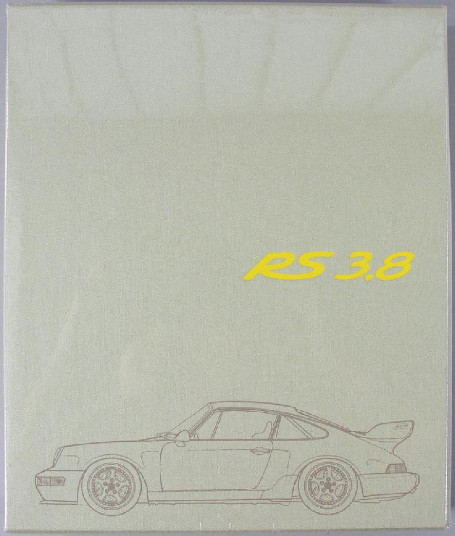 PORSCHE book "Porsche 964 Carrera RS 3,8" by Jürgen: PORSCHE book "Porsche 964 Carrera RS 3,8" by Jürgen Barth, Norbert Franz and Robert Weber, with a slipcase, serial number 806, limited to 964 copies, original shrink-wrapped, condition new German Des