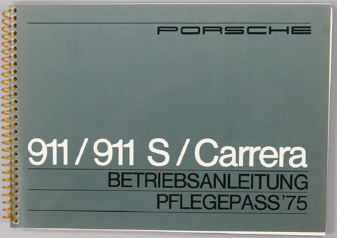 PORSCHE operating instruction issue 1975, Porsche (1 of 1)