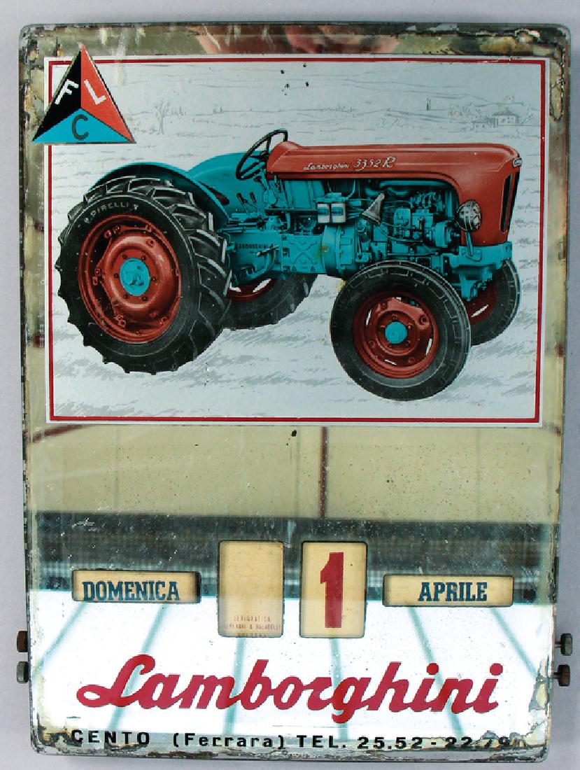 LAMBORGHINI perpetual calendar, glass with Lamborghini (1 of 1)