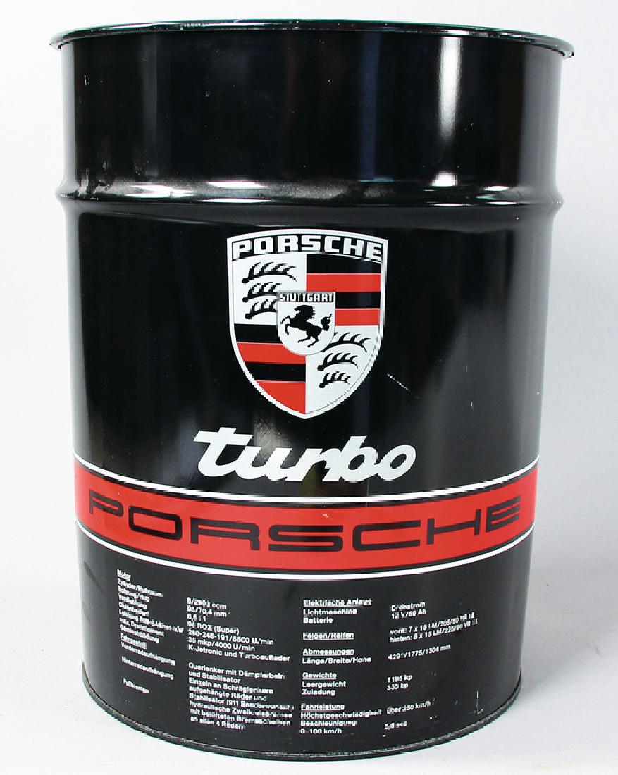 PORSCHE oil drum , on it an imprint Porsche Turbo (330 (1 of 1)