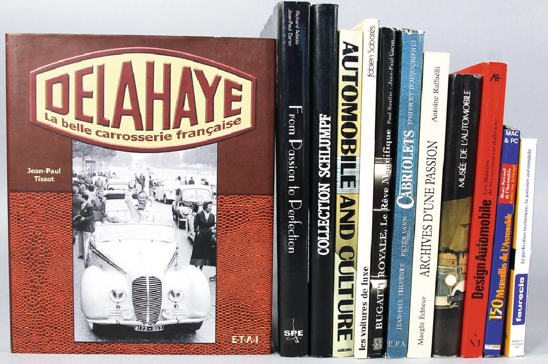 mixed lot of 11 books, among it "Collection Schlumpf (1 of 1)