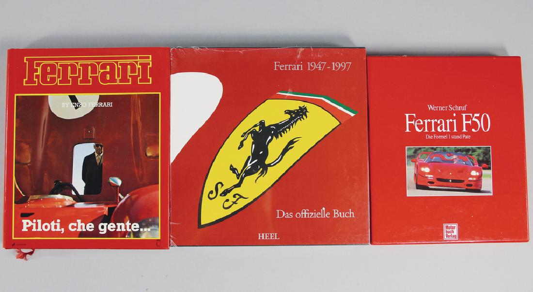 FERRARI mixed lot with 3 pieces, books, among it the (1 of 1)