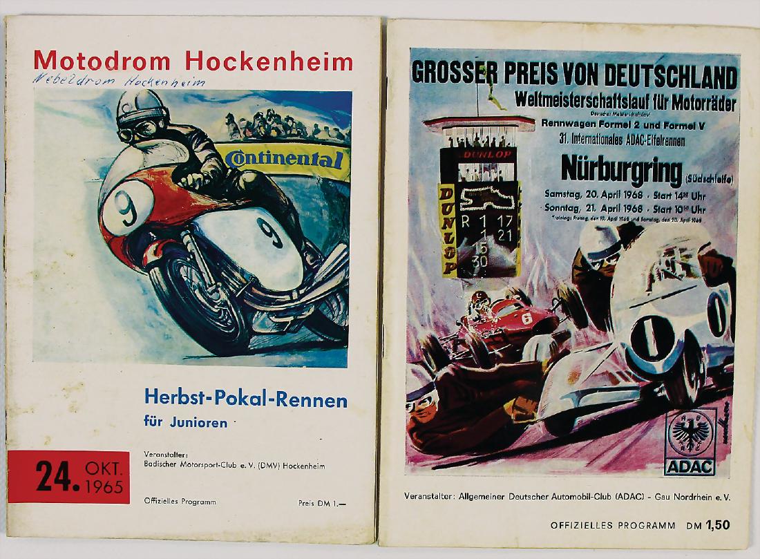 mixed lot with 2 pieces, programmes, among it (1 of 1)