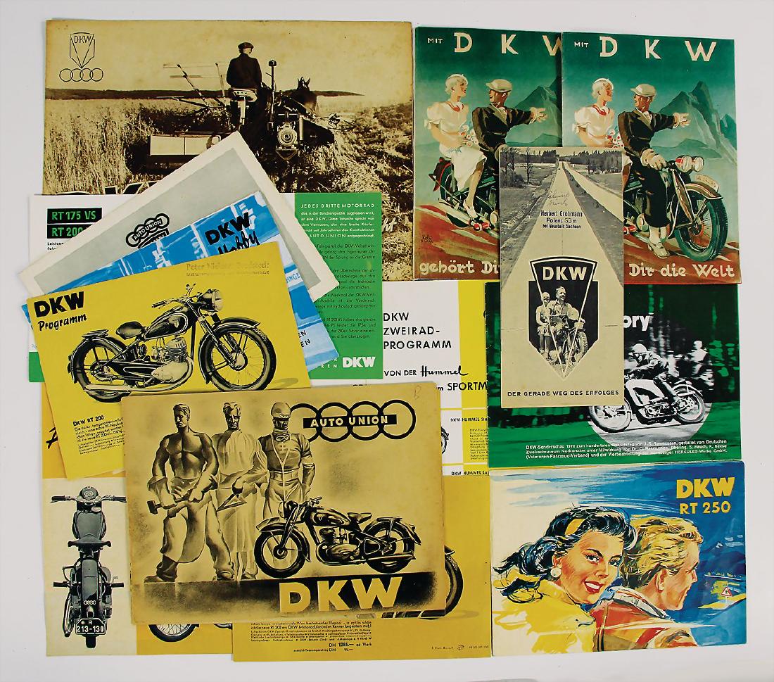 AUTO UNION/DKW mixed lot with 13 pieces, sales (1 of 1)