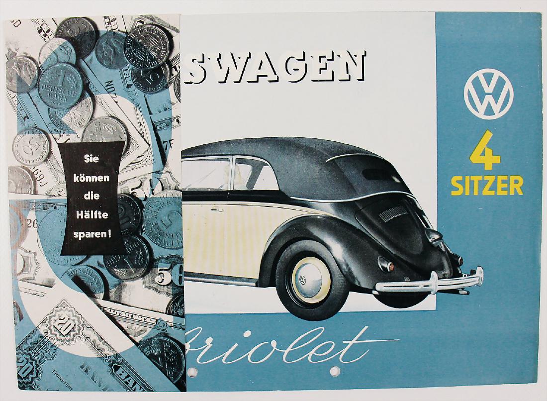 VOLKSWAGEN fold-out brochure Volkswagen convertible (1 of 1)