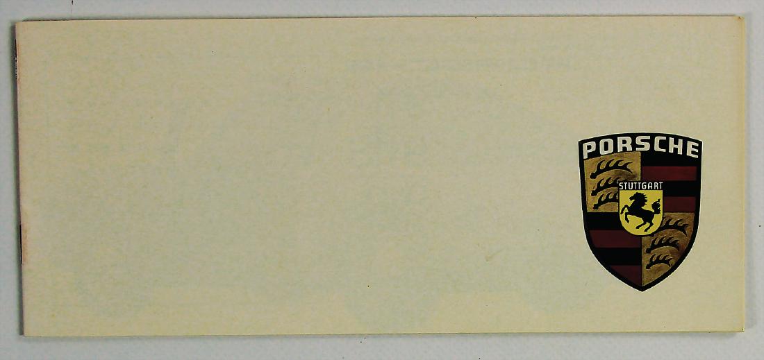 PORSCHE fold-out brochure Porsche type 911/911 S/912, (1 of 1)