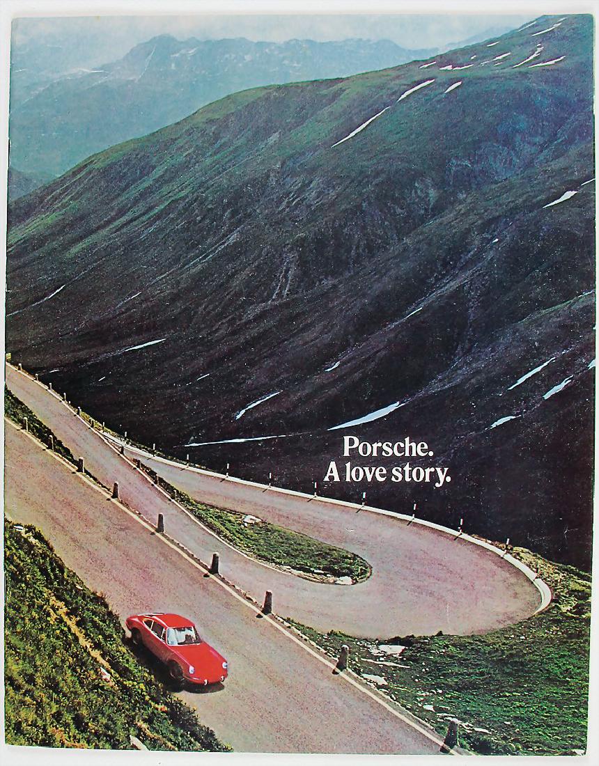 PORSCHE sales catalog "Porsche A Love Story" from 1971, (1 of 1)