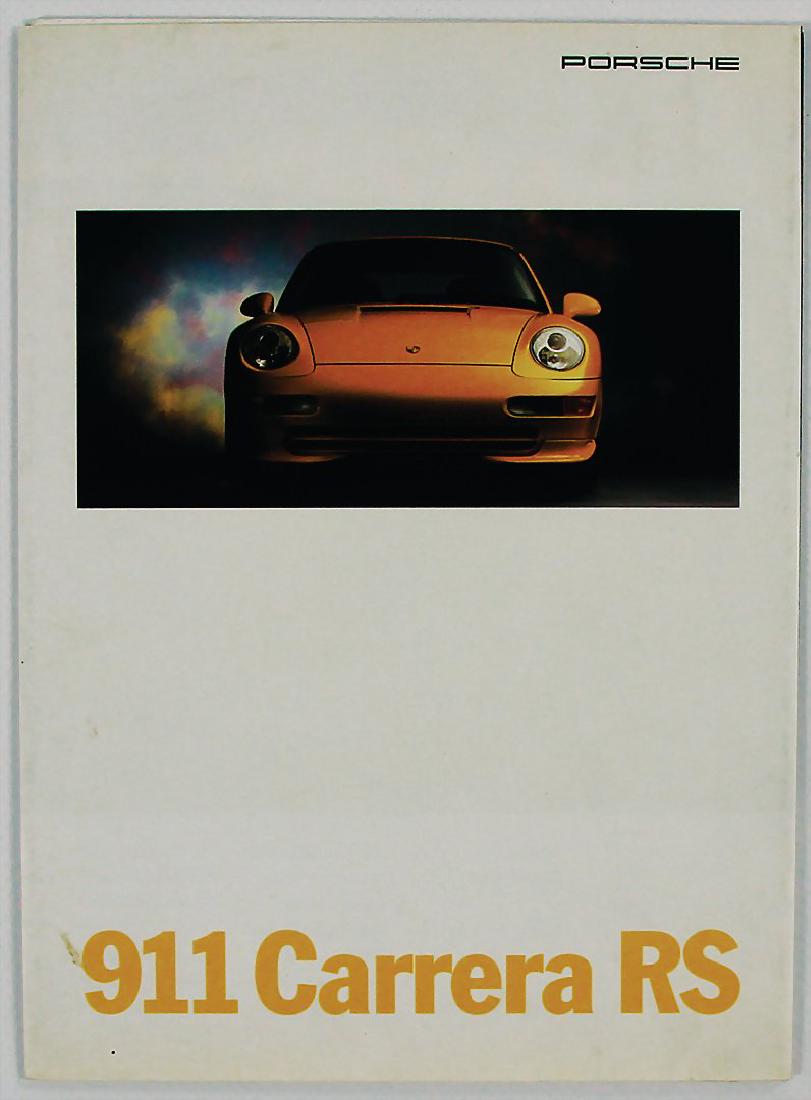 PORSCHE Germany 1995, fold-out brochure Porsche Carrera (1 of 1)