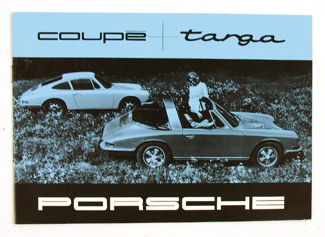 PORSCHE sales brochure Porsche 912/911 T/L/S coupé and (1 of 1)