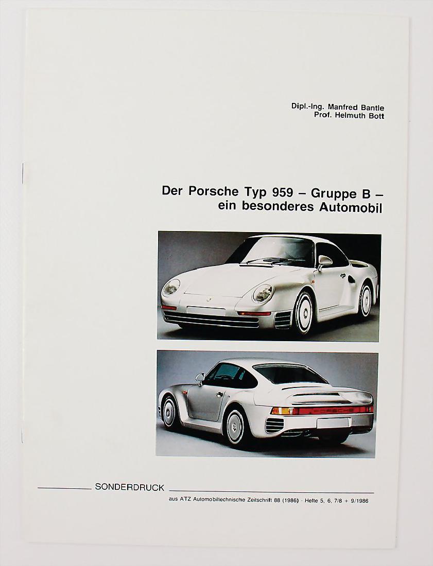 PORSCHE special print from "ATZ" (automotive technology (1 of 1)