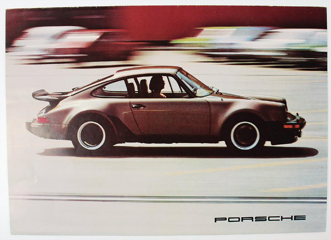 PORSCHE 1975 fold-out brochure Porsche 911 (1 of 1)