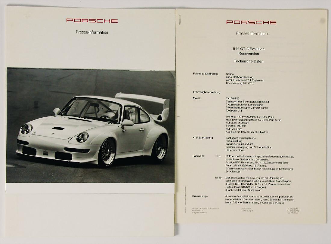 PORSCHE 1995, press report 911 GT2 evolution (racing (1 of 1)