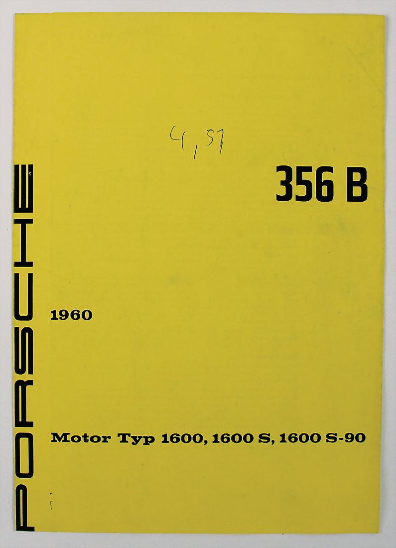 PORSCHE fold-out brochure technical data for Porsche (1 of 1)