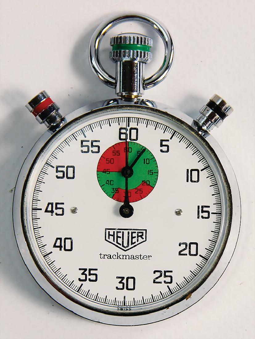 HEUER stopwatch Trackmaster, with a diameter of c. 5.5 (1 of 1)