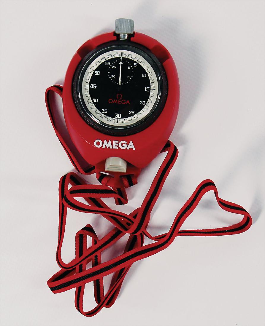 OMEGA mechanical stopwatch in an Omega fixation made of (1 of 1)