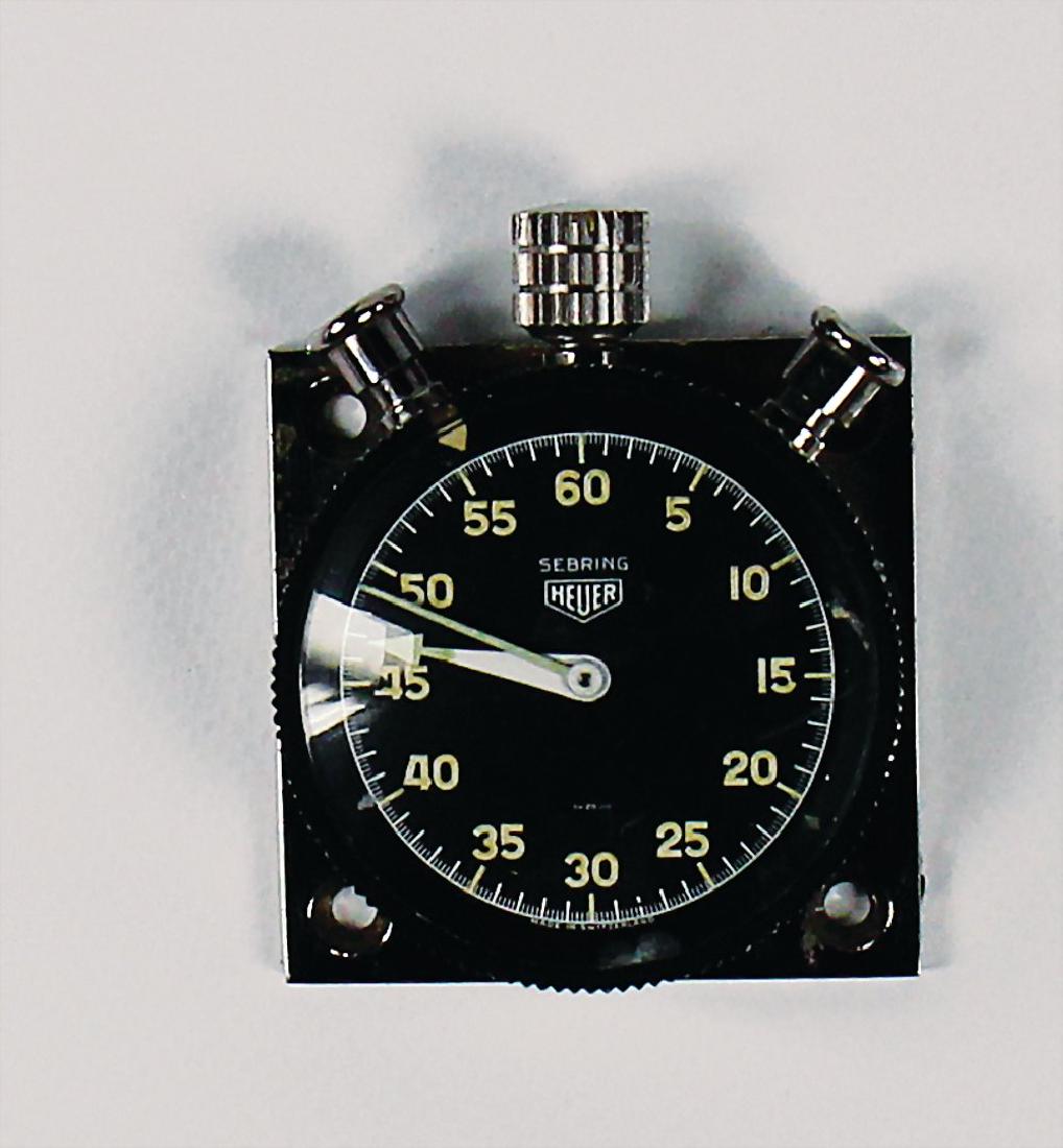HEUER stopwatch Sebring 1958-1967, stop function is (1 of 1)
