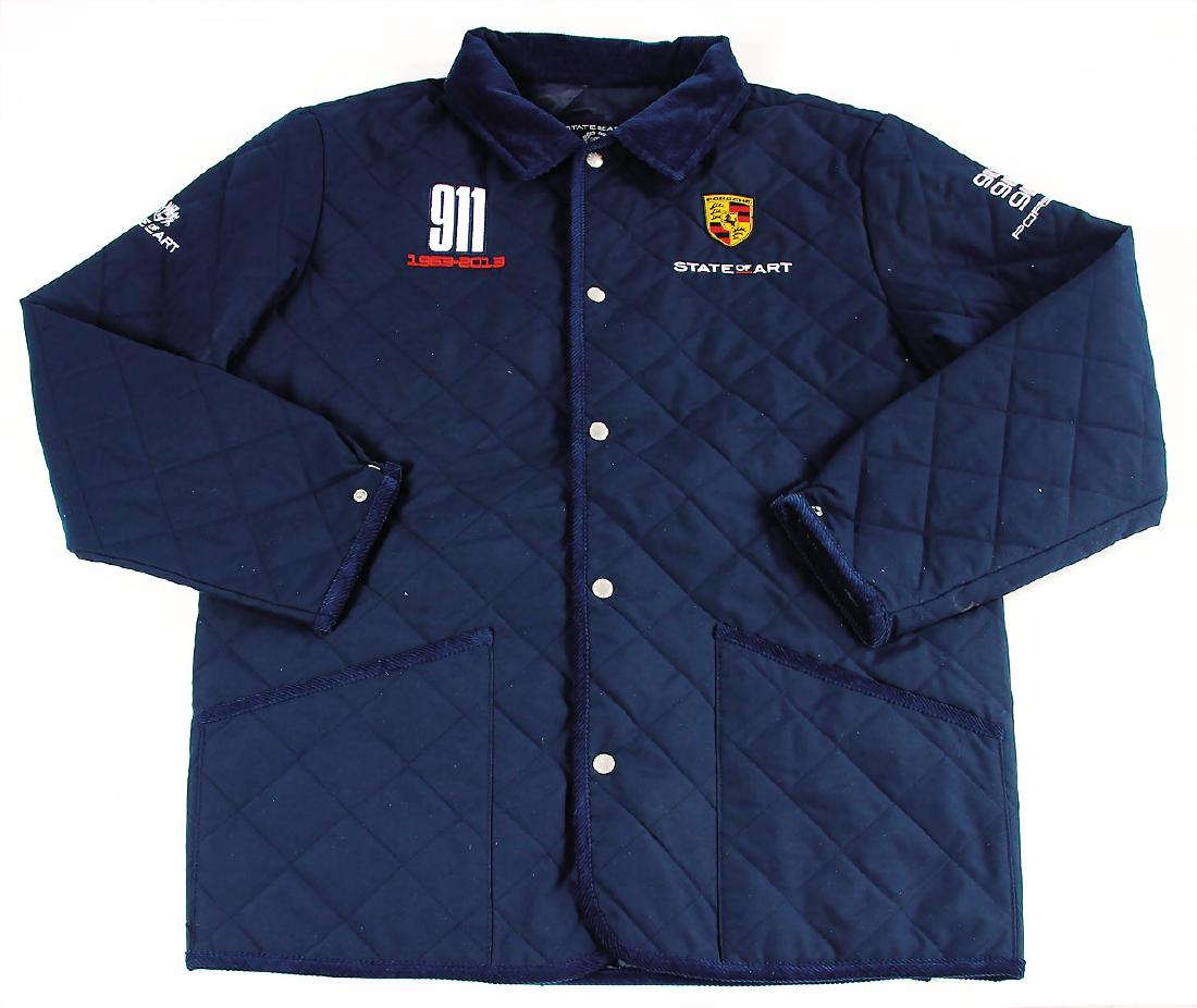 PORSCHE/STATE OF ART quilted jacket with embroidered (1 of 2)
