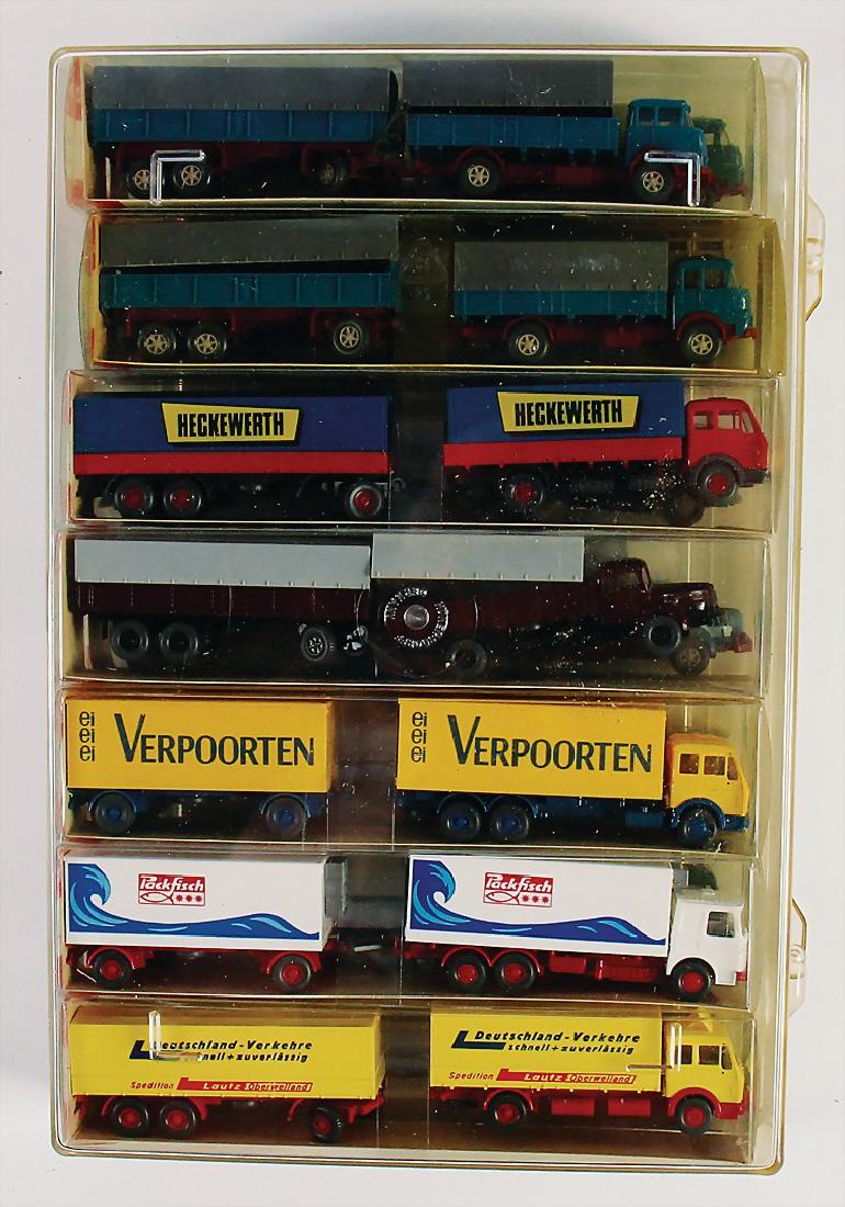 WIKING mixed lot of 14 pieces, H0, truck articulated (1 of 1)